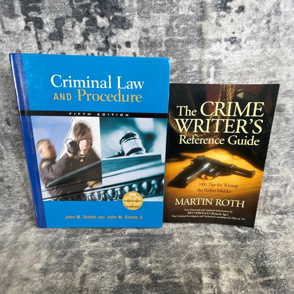 2 Crime Law Book Criminal Law & Procedure 5th Ed Crime Writers Reference Guide